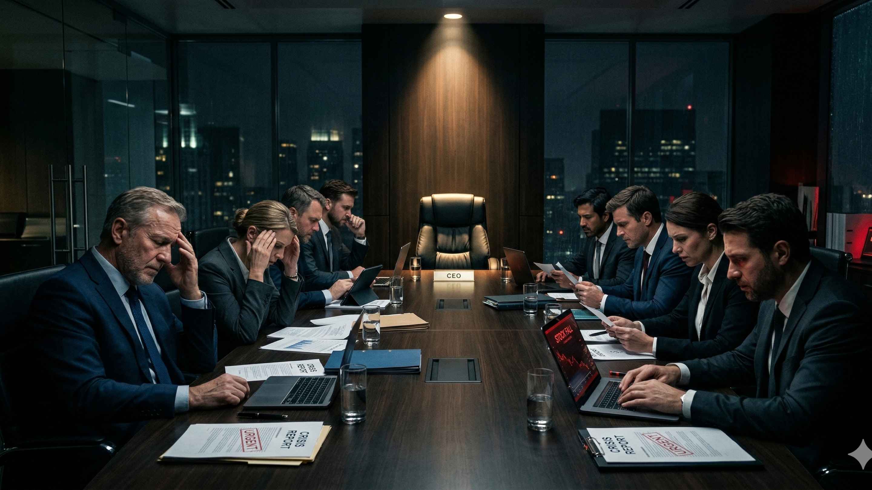 Senior executive leader overlooking city skyline, representing strategic leadership and executive decision-making in 2026